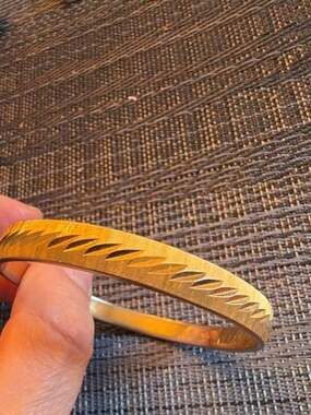 Monet Gold Plated Bangle Bracelet
